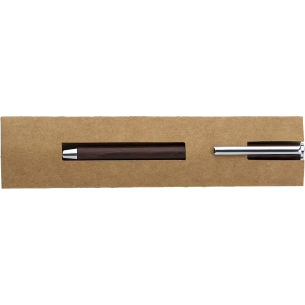  Wooden ball pen brown