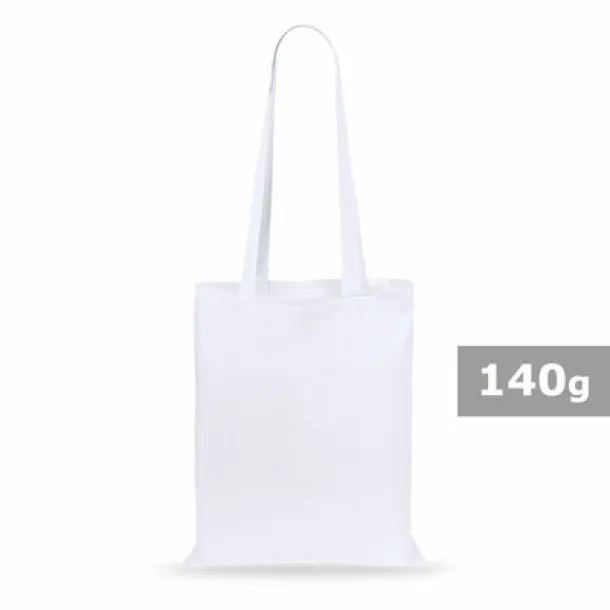  Cotton shopping bag, 140 g/m2 white