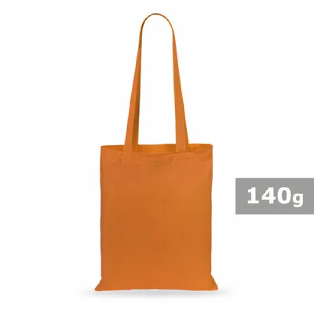  Cotton shopping bag, 140 g/m2 orange