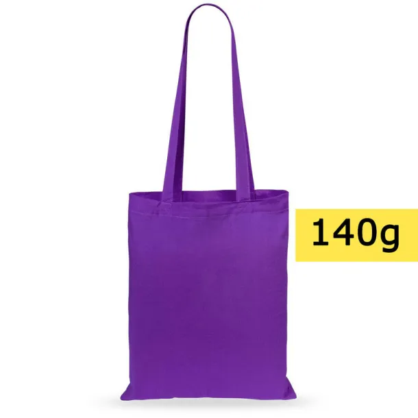  Cotton shopping bag, 140 g/m2 purple