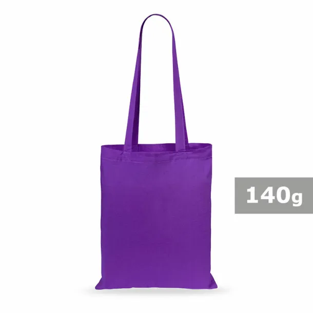  Cotton shopping bag, 140 g/m2 purple