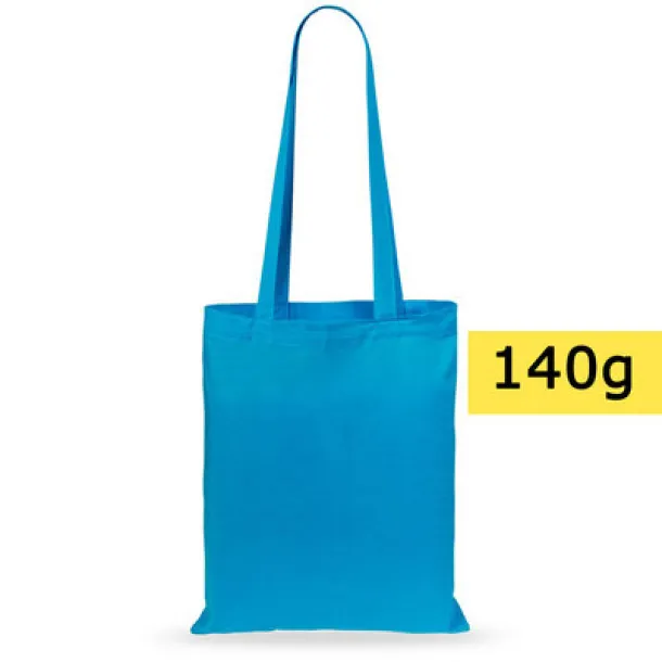  Cotton shopping bag, 140 g/m2 light blue