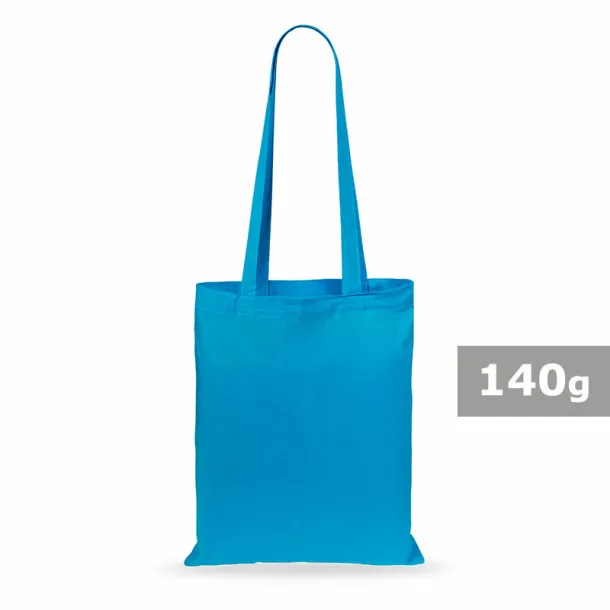  Cotton shopping bag, 140 g/m2 light blue