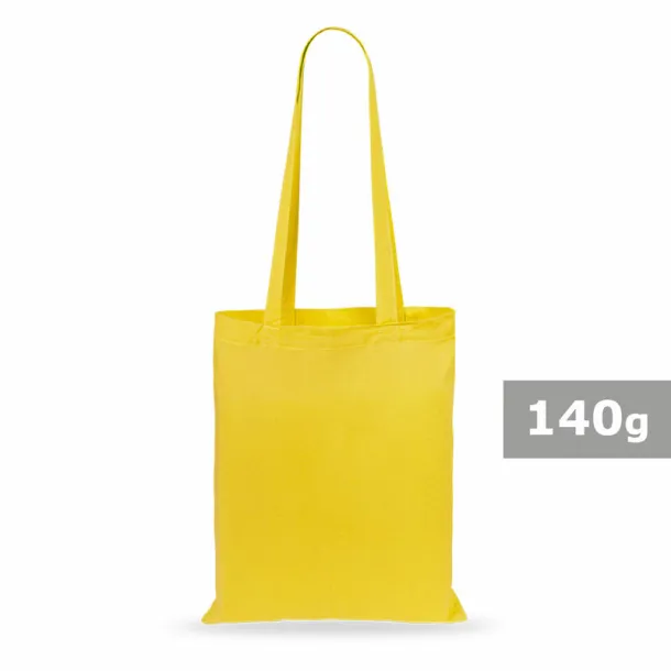  Cotton shopping bag, 140 g/m2 Žuta