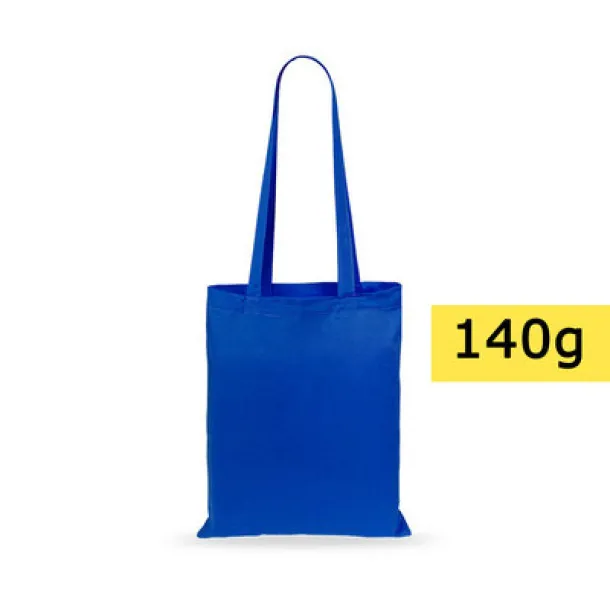  Cotton shopping bag, 140 g/m2 blue