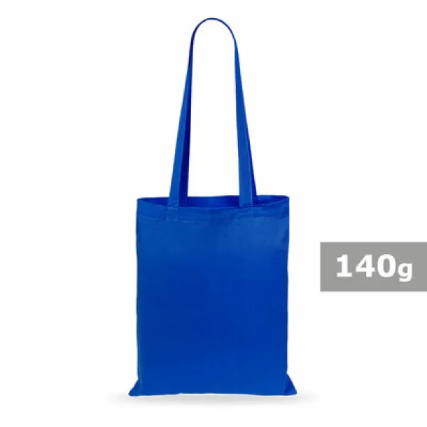  Cotton shopping bag, 140 g/m2 blue