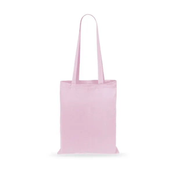  Cotton shopping bag, 140 g/m2 pastel pink