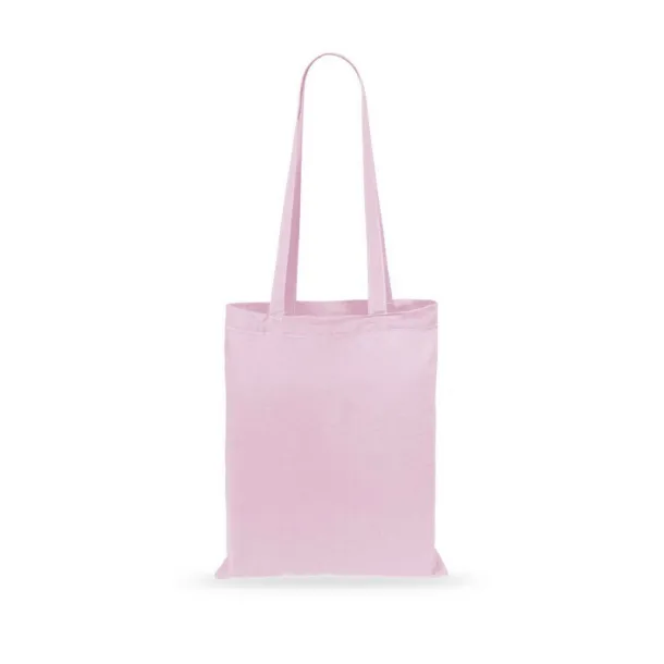  Cotton shopping bag, 140 g/m2 pastel pink