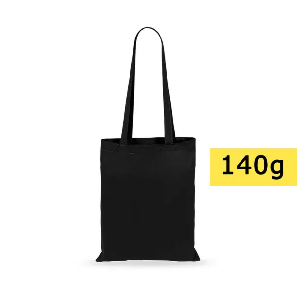  Cotton shopping bag, 140 g/m2 Crna