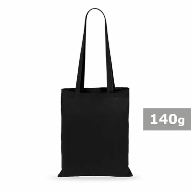  Cotton shopping bag, 140 g/m2 black