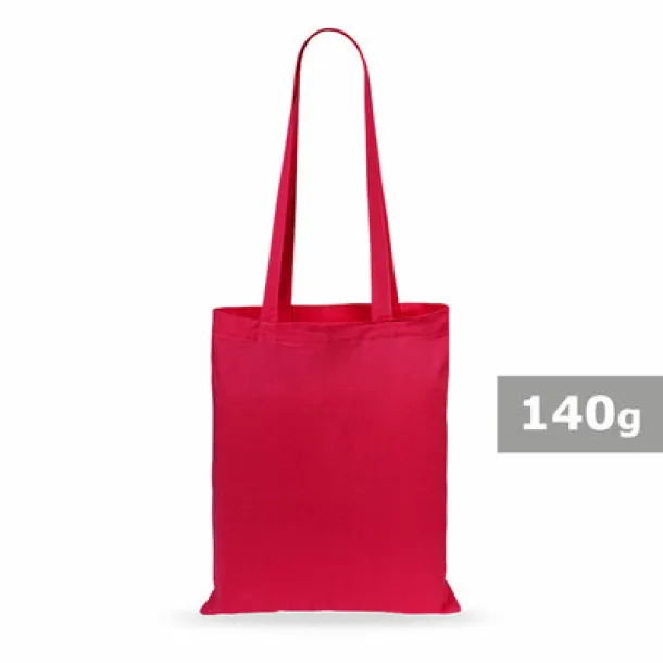  Cotton shopping bag, 140 g/m2 Crvena