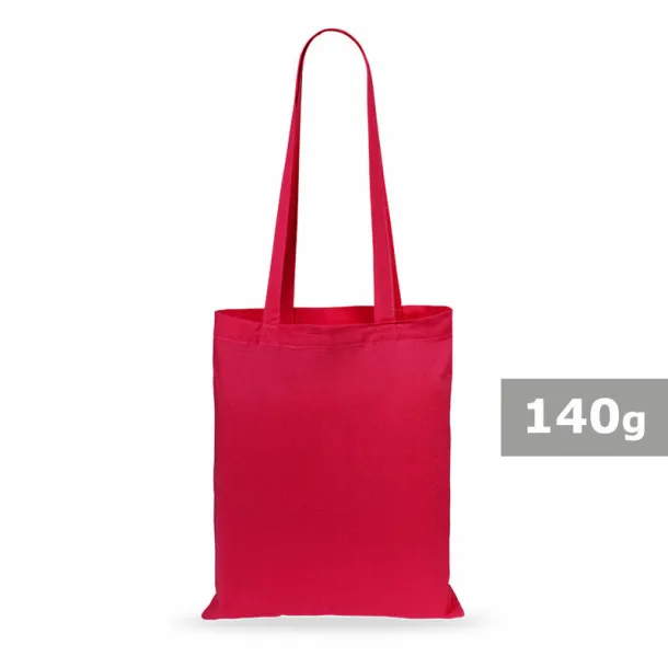  Cotton shopping bag, 140 g/m2 red