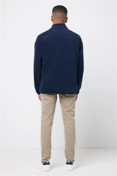  Iqoniq Talung recycled polyester microfleece zip through - iqoniq navy