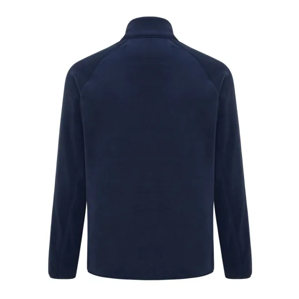  Iqoniq Talung recycled polyester microfleece zip through - iqoniq navy