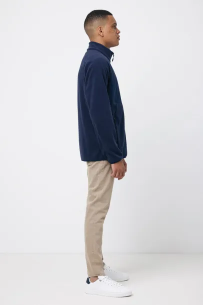  Iqoniq Talung recycled polyester microfleece zip through - iqoniq navy