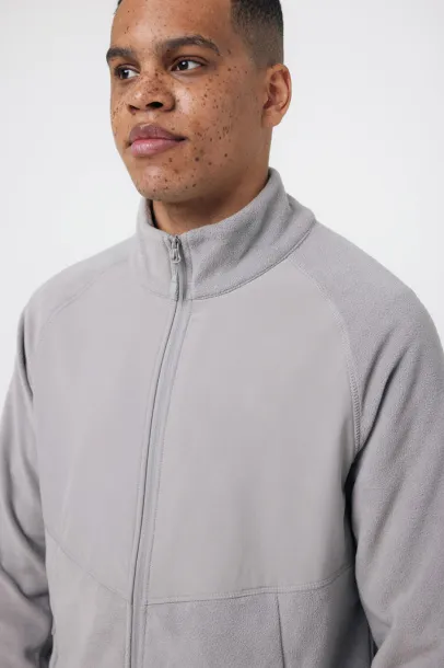  Iqoniq Talung recycled polyester microfleece zip through - iqoniq storm grey