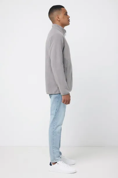  Iqoniq Talung recycled polyester microfleece zip through - iqoniq storm grey