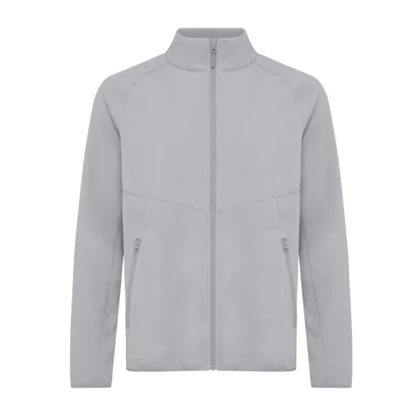  Iqoniq Talung recycled polyester microfleece zip through - iqoniq storm grey