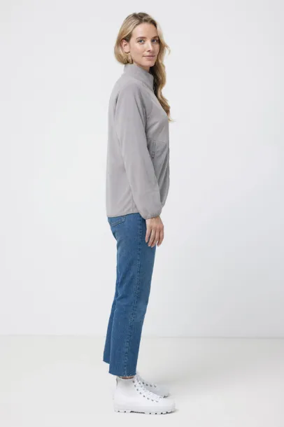  Iqoniq Talung recycled polyester microfleece zip through - iqoniq storm grey