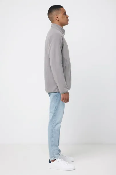  Iqoniq Talung recycled polyester microfleece zip through - iqoniq storm grey