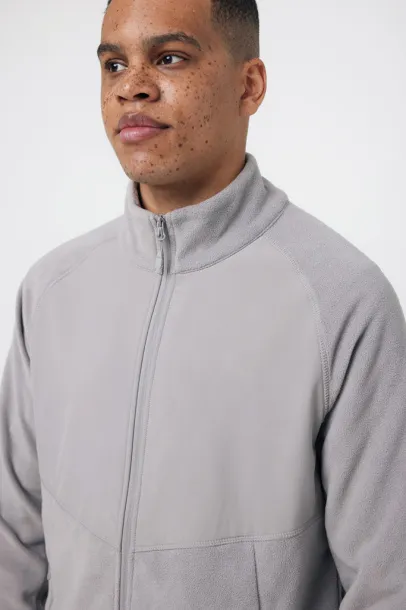  Iqoniq Talung recycled polyester microfleece zip through - iqoniq storm grey