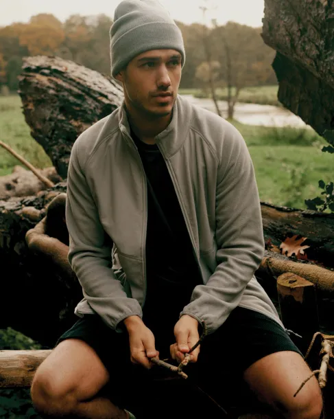  Iqoniq Talung mikroflis jakna od recikliranog poliestera - iqoniq storm grey