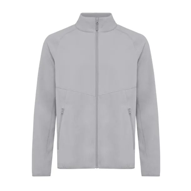  Iqoniq Talung recycled polyester microfleece zip through - iqoniq storm grey