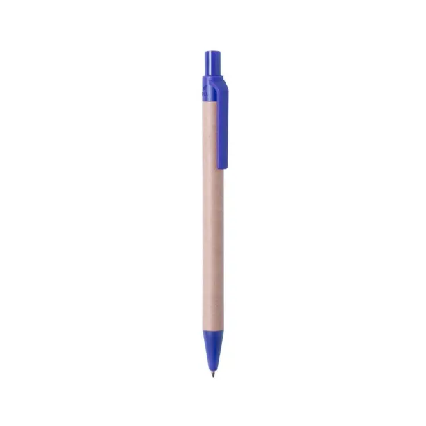  Recycled cardboard ball pen blue