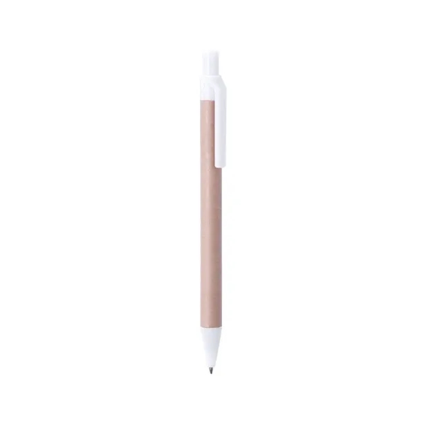  Recycled cardboard ball pen white