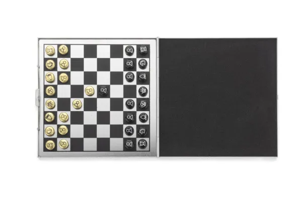 MATO Mini magnetic chess Silver