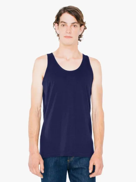  UNISEX FINE JERSEY TANK - American Apparel Oxford Navy