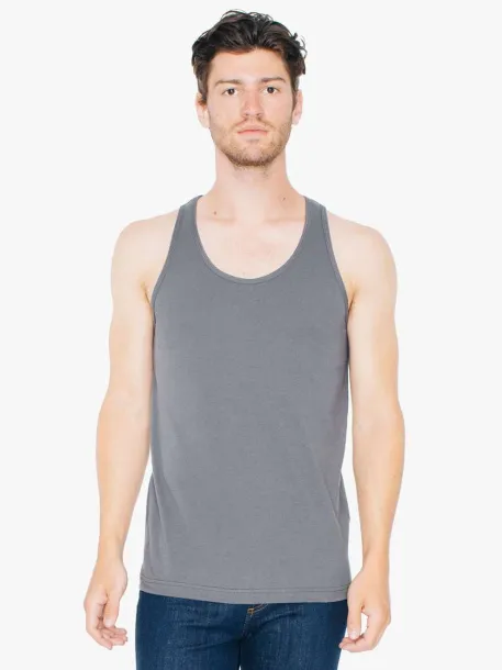  UNISEX FINE JERSEY TANK - American Apparel Asphalt