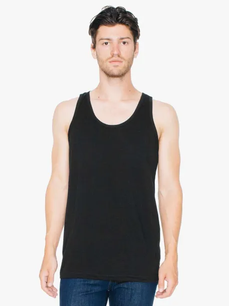  UNISEX FINE JERSEY TANK - American Apparel Black