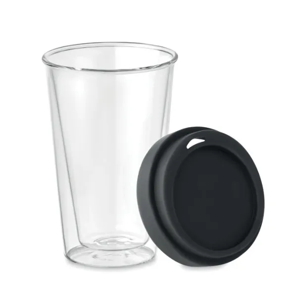 BIELO TUMBLER visoka borosilikatna čaša 350ml Crna