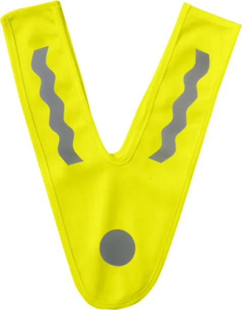 Cassidy Polyester (75D) safety vest  Žuta
