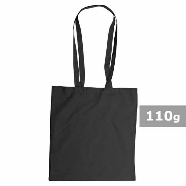  Cotton shopping bag, 110 g/m2 black