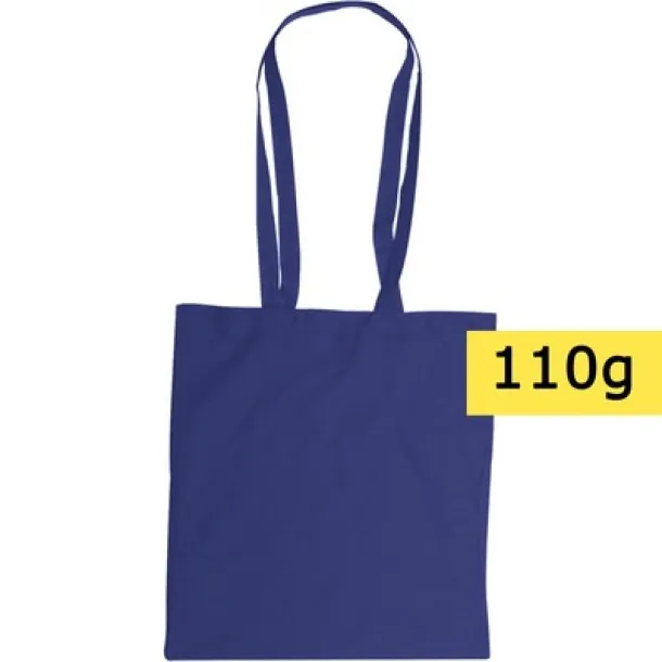  Cotton shopping bag, 110 g/m2 navy blue