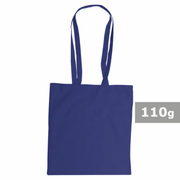  Cotton shopping bag, 110 g/m2 navy blue