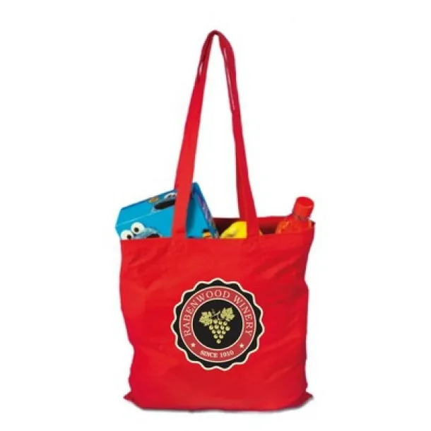 Cotton shopping bag, 110 g/m2 Crvena