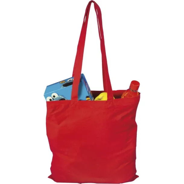  Cotton shopping bag, 110 g/m2 red