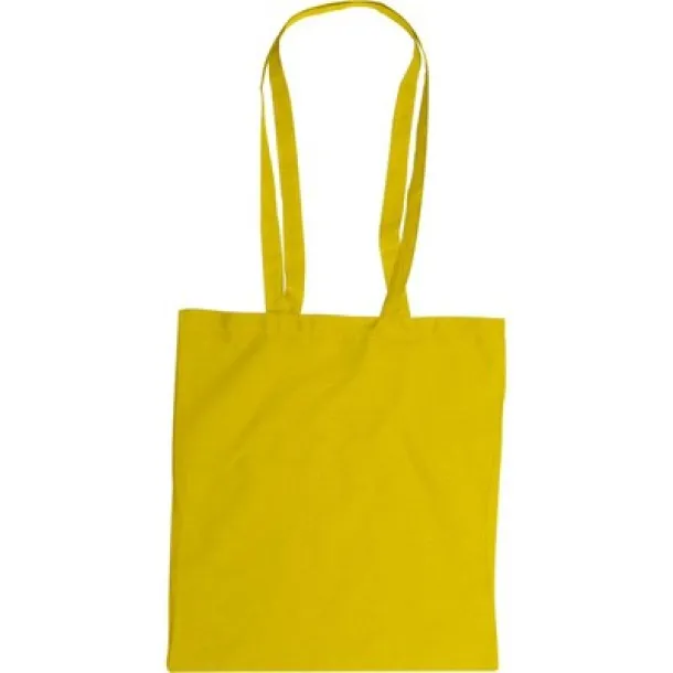  Cotton shopping bag, 110 g/m2 yellow