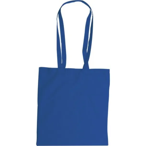  Cotton shopping bag, 110 g/m2 blue