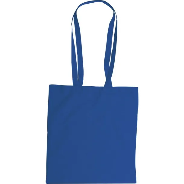  Cotton shopping bag, 110 g/m2 blue