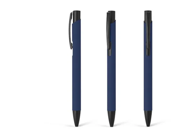 OGGI SOFT BLACK metal ball pen Blue