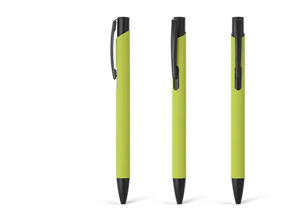 OGGI SOFT BLACK metal ball pen Kiwi