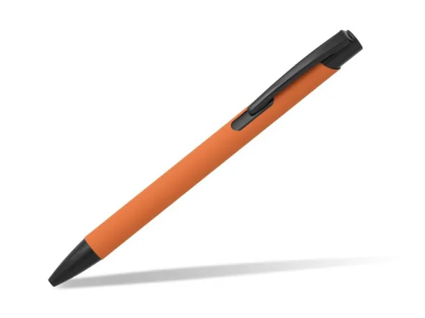 OGGI SOFT BLACK metal ball pen Orange