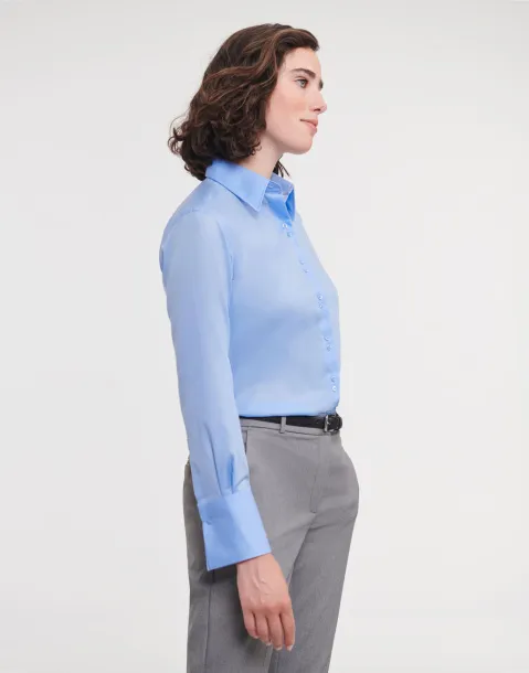  Ladies' Ultimate Non-iron Shirt LS - Russell Collection