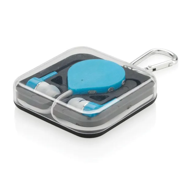 Wireless earbuds with clip Blue  Wireless earbuds with clip Blue