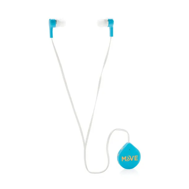 Wireless earbuds with clip Blue  Wireless earbuds with clip Blue