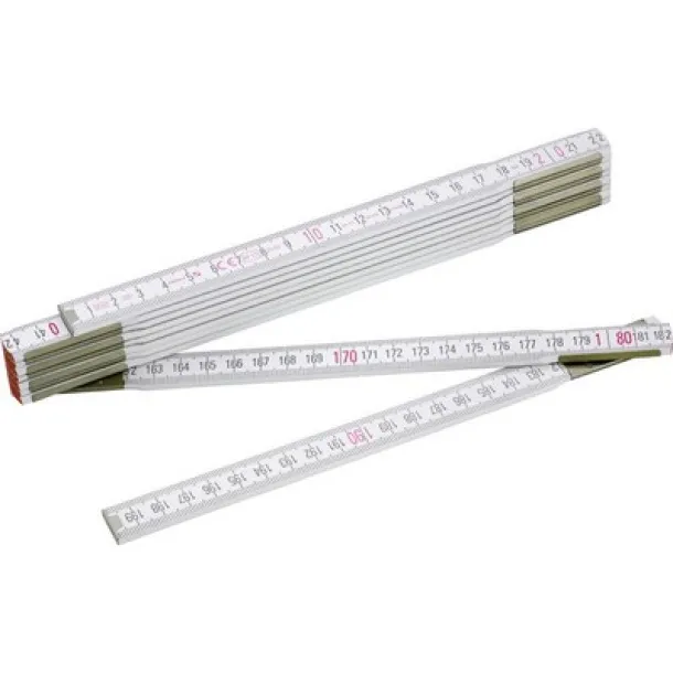  Folding meter 2m white